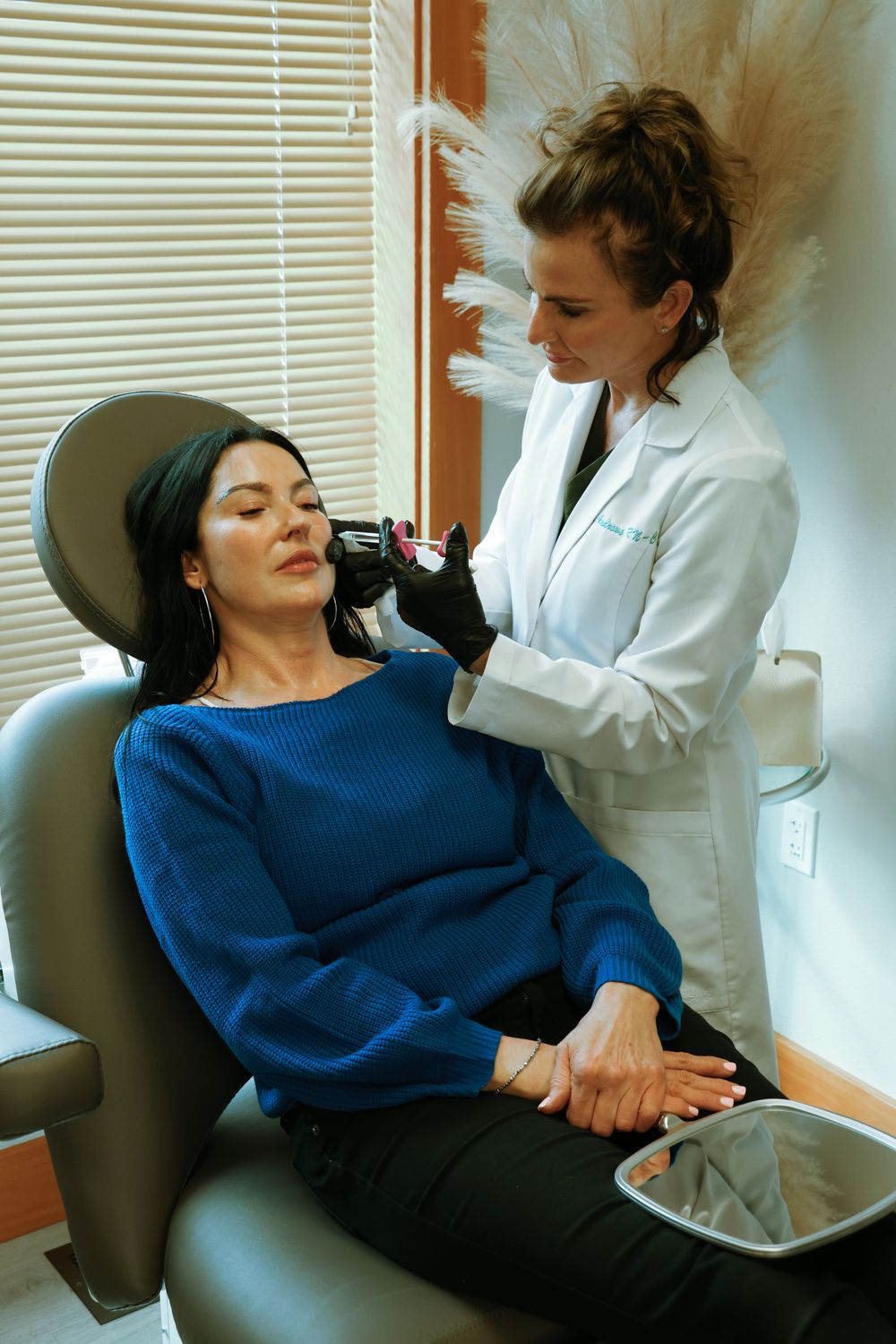 sandpoint dermal fillers patient receiving treatment