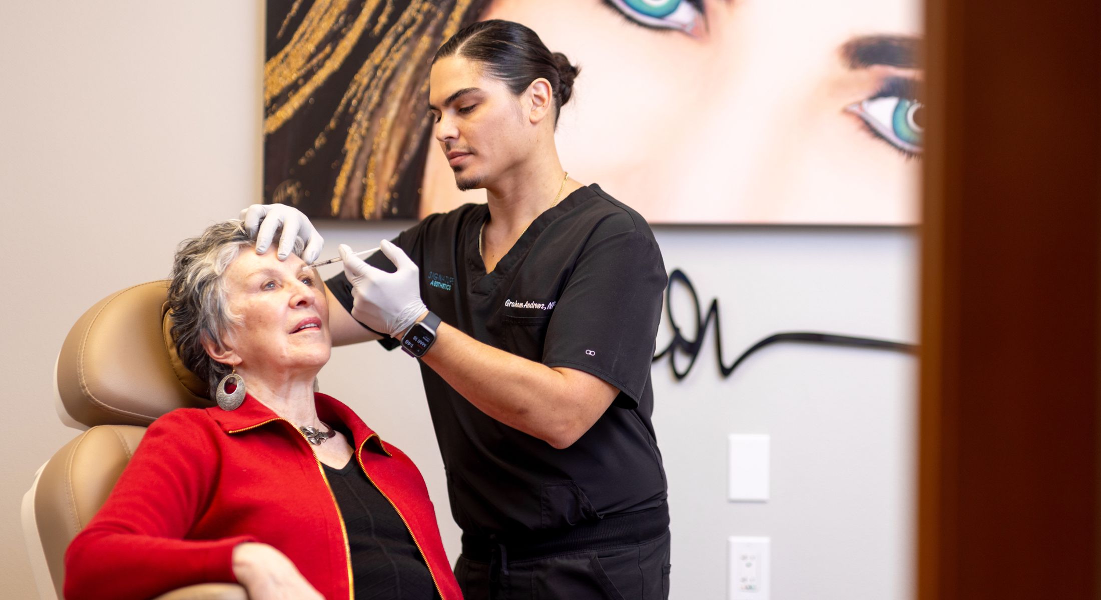 sandpoint neuromodulator patient receiving injection